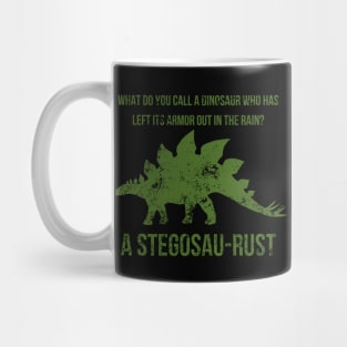 Cute Stegosaurus Dino joke pun design Mug